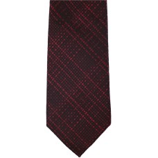 Alfani Men’s Tonal Plaid Slim Silk Tie (Red)