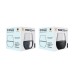  2-Pack Wine Kuzie, Black/Silver STL242BS