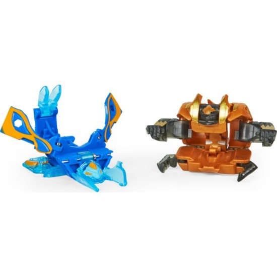  Geogan Rising Brawler 5-Pack, Exclusive Surturan and Swarmer Geogan and 3  Collectible Action Figures, Multicolor
