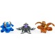  Geogan Rising Brawler 5-Pack, Exclusive Montrapod and Insectra Geogan and 3  Collectible Action Figures, Multicolor