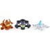  Geogan Rising Brawler 5-Pack, Exclusive Surturan and Swarmer Geogan and 3  Collectible Action Figures, Multicolor