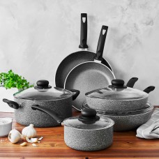 Ballarini Asti Granitium Nonstick Cookware Set, 10-Piece 75002-768