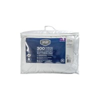 Berkley Jensen Extra Comfort Waterproof Protection 100% cotton 76″ x 80″ King-Size Mattress Pad, 1ZA024AKGWHT