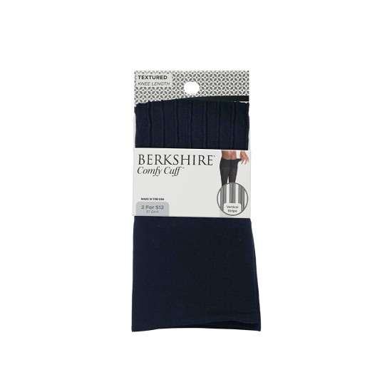  Comfy Cuff Vertical Stripe Trousers, Navy, Plus Size