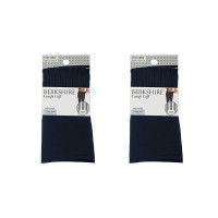 Berkshire Comfy Cuff Vertical Stripe Trousers Plus Size Navy, Navy 2pc