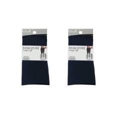 Berkshire Comfy Cuff Vertical Stripe Trousers Plus Size Navy
