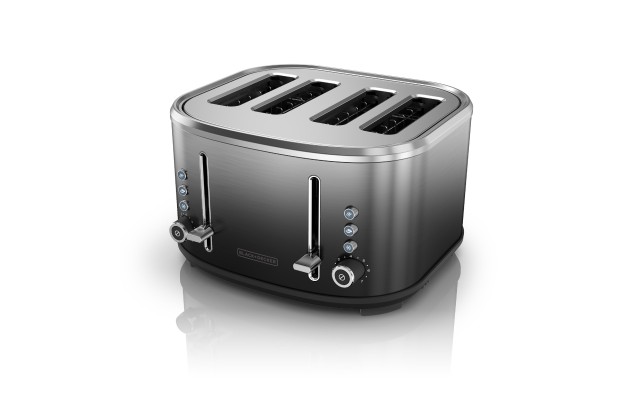 Extra-Wide Slot Toaster, Bagel 4-Slice Stainless Steel Toaster, TR4310FBD