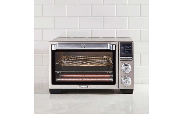  Quartz Heat Countertop 11 Cooking Functions Toaster Oven with Air Fry, 0.88 Cu. Ft. 2133444, Stainless Steel