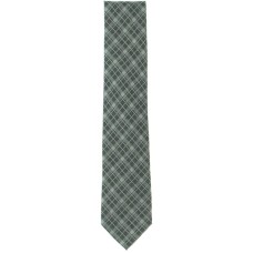 Calvin Klein Mens Plaid Classic Neck Tie Gray