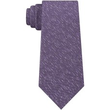 Calvin Klein Men’s Solid Boucle Neck Tie Gray