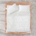  Modern Cotton Jersey Weave King/Queen 4-piece Sheet Set, Ivory, King