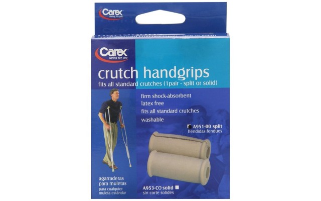  Health  Crutch Solid Handgrips Split