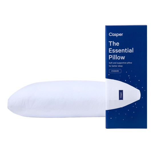  Essential Microfiber Standard Size Pillow, White