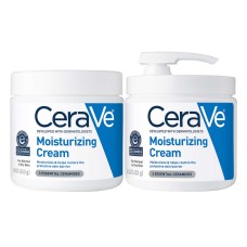 CeraVe Moisturizing Cream Developed with Dermatologists 16 oz pump + 16 oz refill, 2-pack