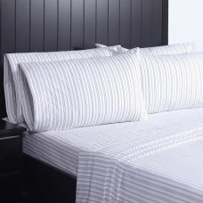 Charisma Microfiber Sheet Set, 1 Flat Sheet, 1 Fitted Sheet, 4 Pillowcases