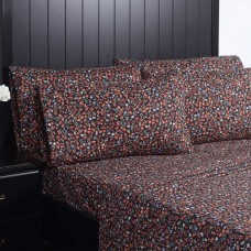 Charisma Microfiber Sheet Set, 1 Flat Sheet, 1 Fitted Sheet, 4 Pillowcases