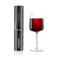 Chefman Electric Wine Opener with Accessories, RJ42-BP-BLACK