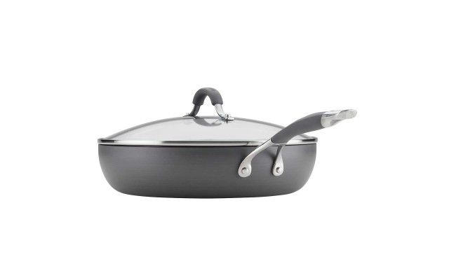  Radiance 12″ PFOA Free Hard Anodized Deep Skillet with Lid