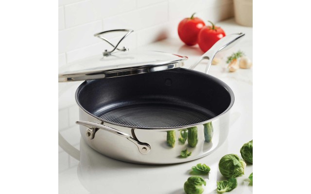  SteelShield C-Series Tri-Ply Stainless Steel 5 Quart Covered Sauté Pan