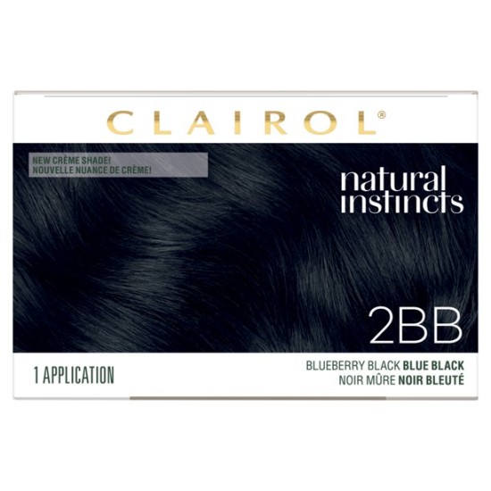  Natural Instincts Demi-Permanent Hair Color Creme, 2BB Blue Black