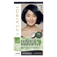 Clairol Natural Instincts Demi-Permanent Hair Color Creme, 2BB Blue Black