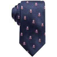 Club Room Men’s Santa Silk Tie (Navy)