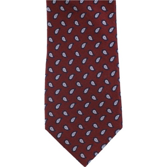  Mens Tossed Pines Self-tied Necktie, Red