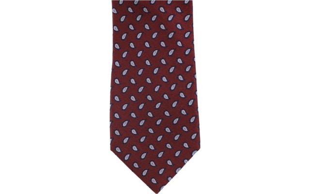  Mens Tossed Pines Self-tied Necktie, Red