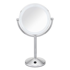 Conair LED Polished Mirror, Double-Sided Viewing,  6 in. viewing area – Chrome