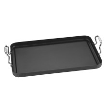 Cuisinart Double Burner Griddle Hard Anodized Construction, Black
