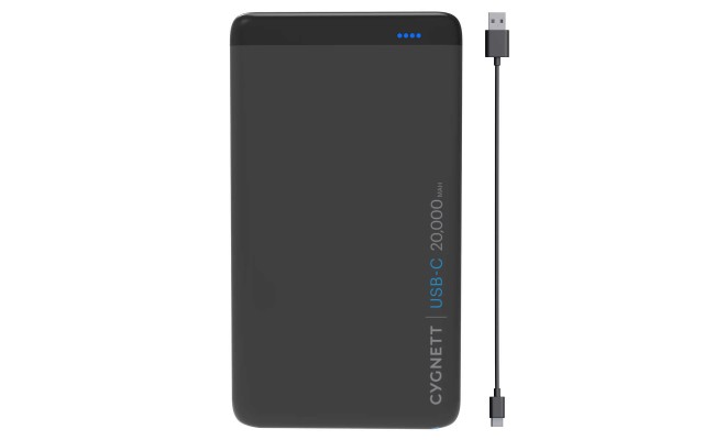  Charge up Pro 20,000 Mah CY2220PBCHE USB-C Portable Power Bank, Black