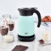  1.7L Digital Display Insulated Electic Kettle, Aqua