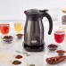  1.7L Digital Display Insulated Electic Kettle, Black