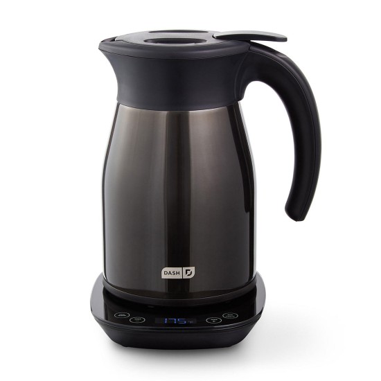  1.7L Digital Display Insulated Electic Kettle, Black