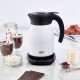  1.7L Digital Display Insulated Electic Kettle, White