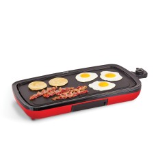Dash Everyday 1500 Watts Nonstick Electric Griddle, Red