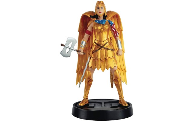 DC Super Hero Collection Wonder Woman Mythologies #2 Golden Eagle Armor Figurine, 5″ 