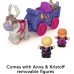 Disney Frozen 2 Anna and Kristoff’s Wagon by Fisher-Price Little People, Multicolor