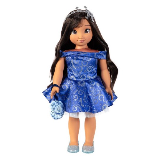  ILY 4ever 18″ Brunette Cinderella Sparkly Fancy Dress Inspired Fashion Doll