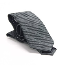 DKNY Men’s Green Skyline Striped Skinny Neck Tie Silk Accessory, Green