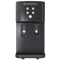 Drinkpod 2000 Ultra +4 Bottleless Water Cooler Dispenses Purified Water, Black