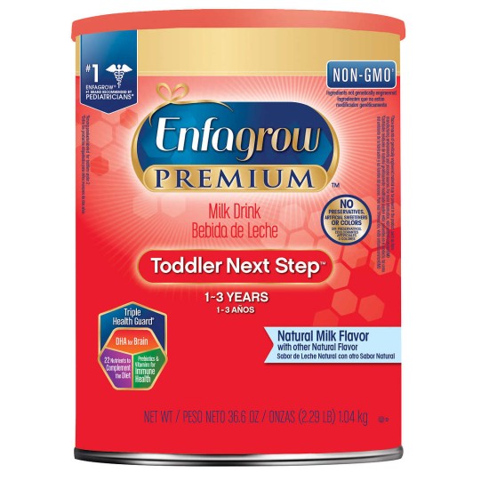  Premium Non-GMO Toddler 1-3 Years Next Step Formula Stage 3, 36.6 oz