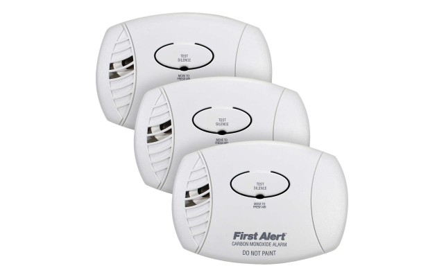  Carbon Monoxide Alarm Loud 85dB, 3-pack White CO400A