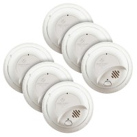 First Alert Hardwired Smoke Alarm, 6-pack White 9120B6CP