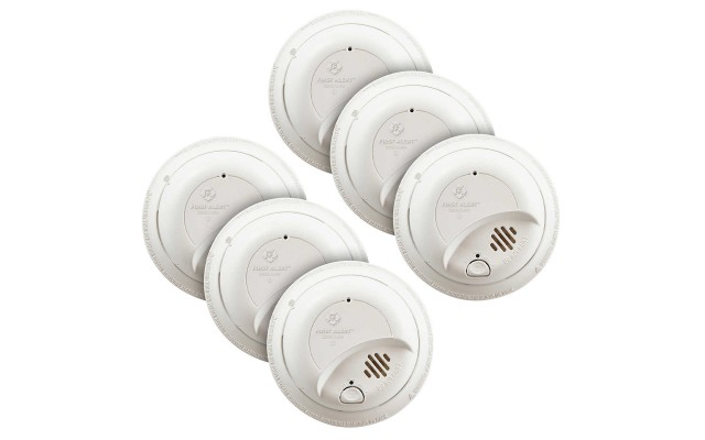  Hardwired Smoke Alarm, 6-pack White 9120B6CP