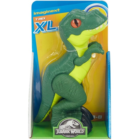 Fisher-Price  Jurassic World T.Rex XL Dinosaur Figure 9.5″, Green