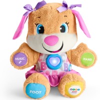 Fisher-Price Laugh & Learn Smart Stages Soft Plush Toy, Sis
