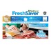  Re-useable and Resealable FreshSaver Zipper Bag Combo Pack, Reinforced Double Zipper