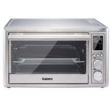 Galanz TotalFry 360™ Technology 6-Slice 1800-Watt Stainless Steel Toaster Oven with Air Fry, 1.1 Cu. Ft, GT12SSDAN18