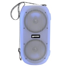 Gemini GC-206BTB Portable Bluetooth Party 500W Peak Power Speaker with LED Party Lights
